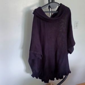 poncho like sweater